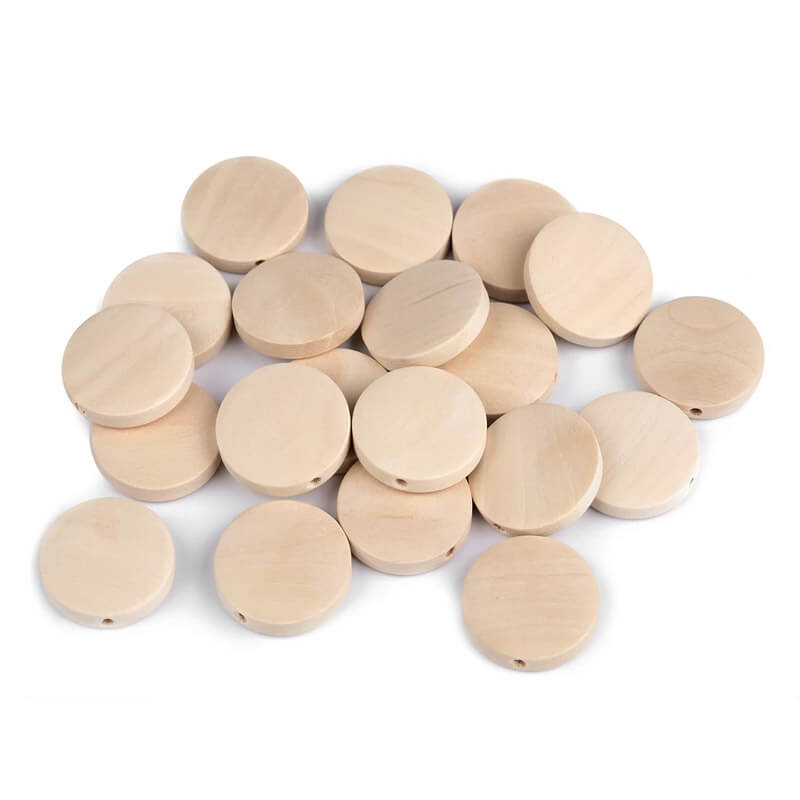 Wooden bead Ø15mm | Ø20mm | Ø25mm