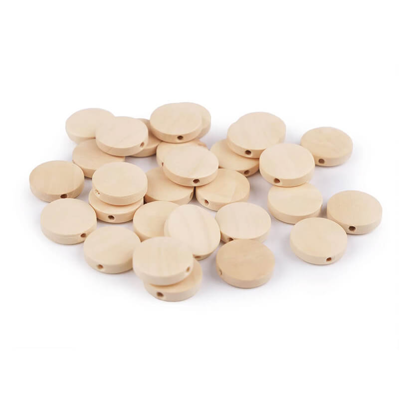 Wooden bead Ø15mm | Ø20mm | Ø25mm