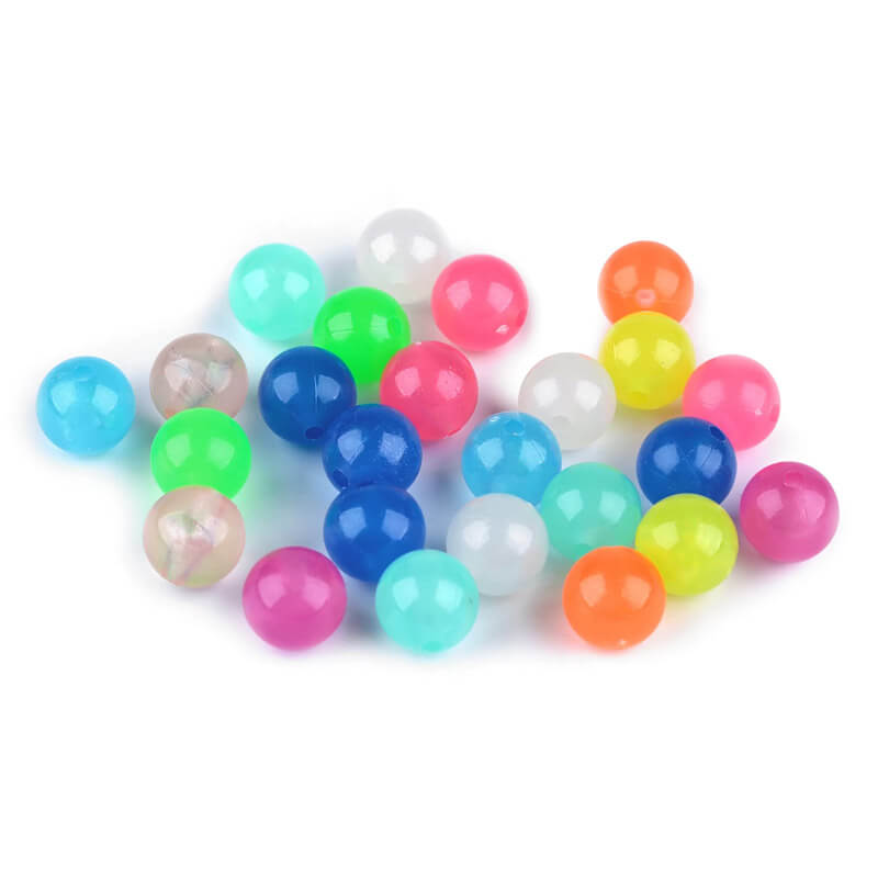 Tumsā spīdošas pērles Ø12mm | 20g
