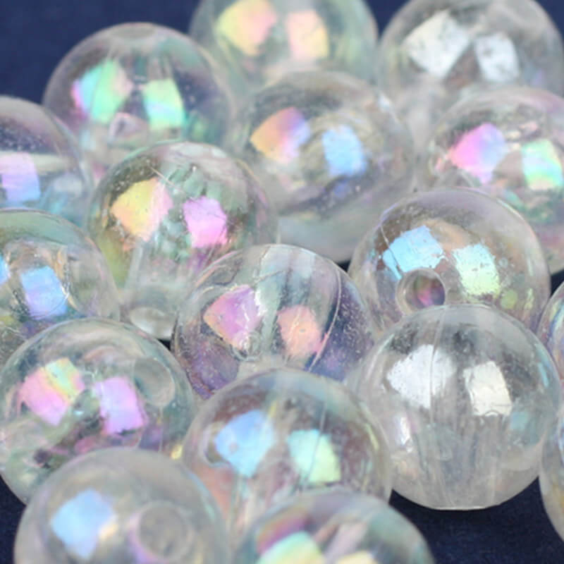 Plastic beads Ø8mm | 25g Colibry