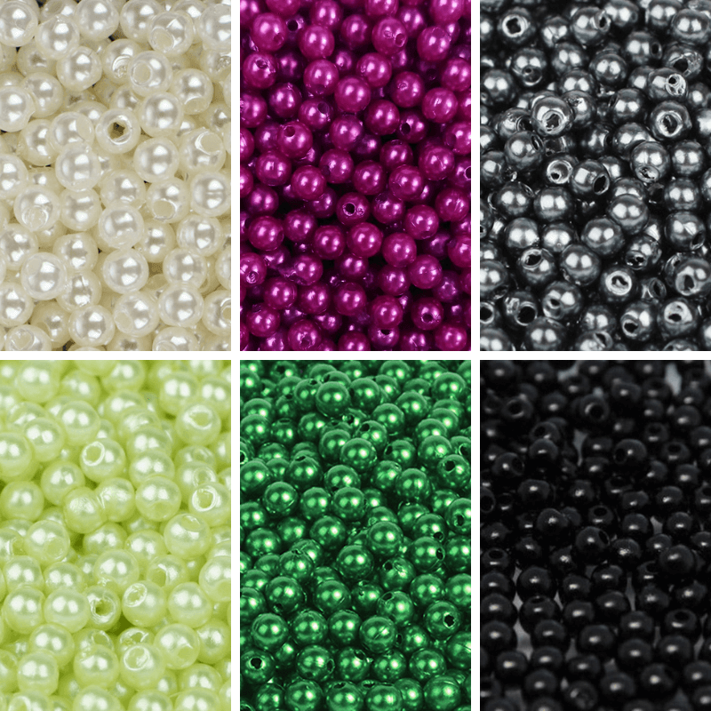 Plastmasas pērles Ø3mm | 25g Colibry