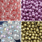 Plastmasas pērles Ø8mm | 25g Colibry