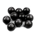 Glass bead - black