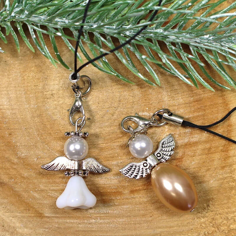 Charm strap with clasp