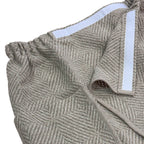 Men's linen sauna wrap with a pocket