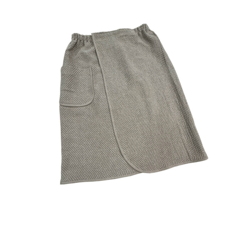 Linu auduma vīriešu pirts svārki ar kabatu