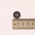 Plastmasas poga Ø15mm - melna, matēta