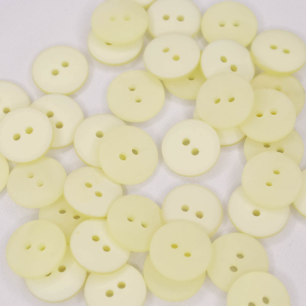 Plastmasas poga Ø18mm - gaiši dzeltena