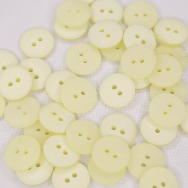 Plastmasas poga Ø18mm - gaiši dzeltena