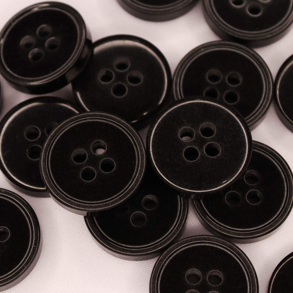 Plastmasas poga Ø30mm - melna