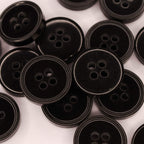 Plastmasas poga Ø30mm - melna