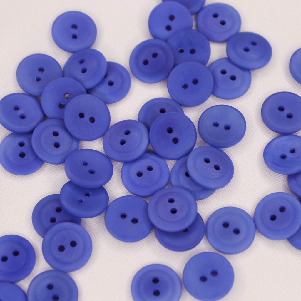 Plastmasas poga Ø15mm - zila