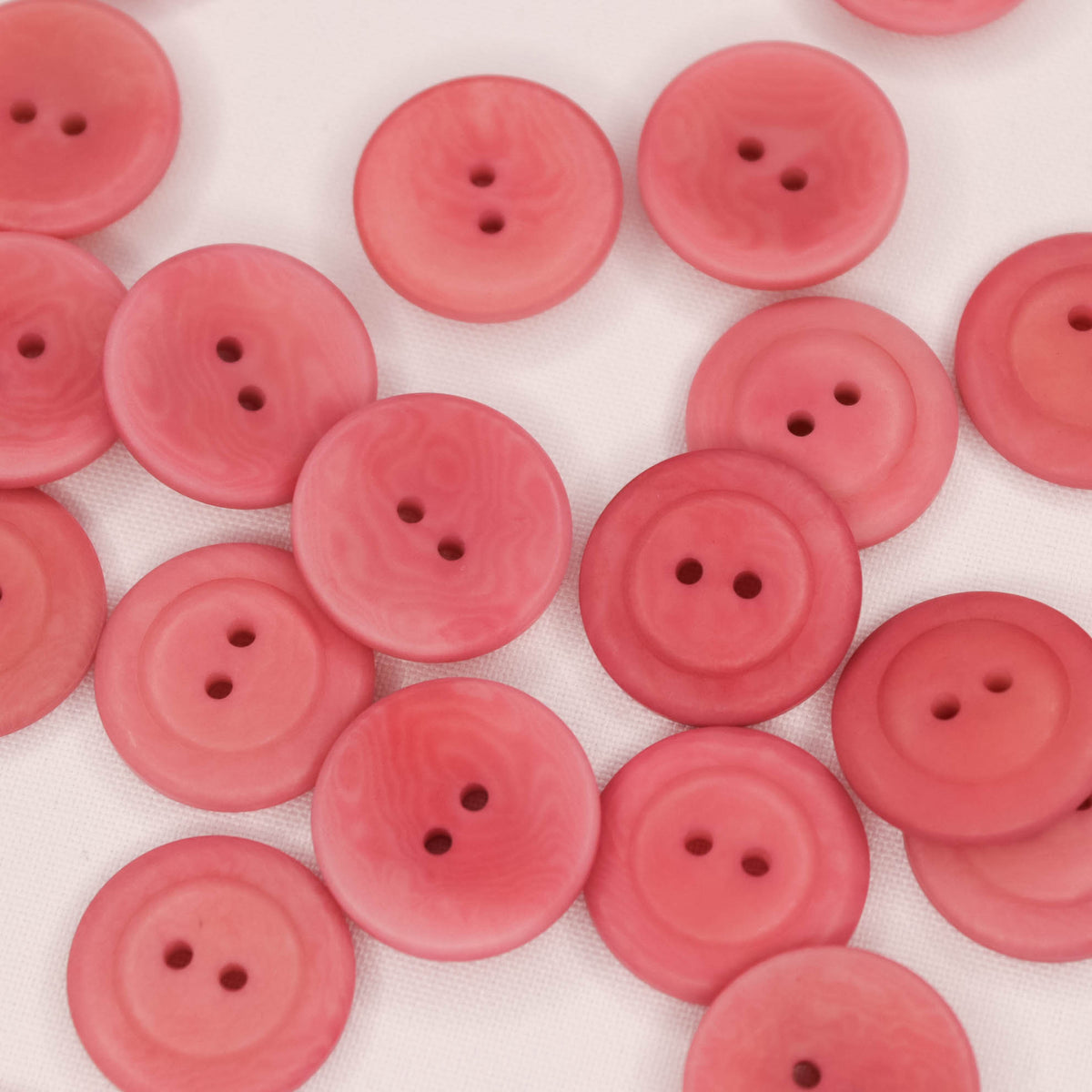 Plastmasas poga Ø22mm - rozā