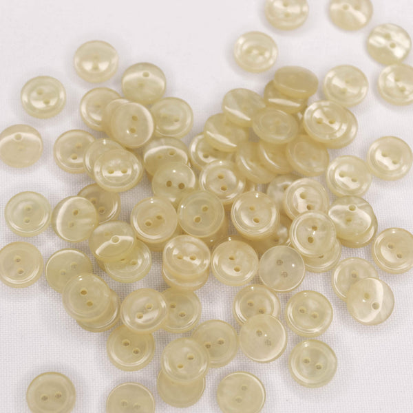 Plastmasas poga Ø10mm - bēša