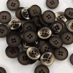 Plastmasas poga Ø17mm - brūni pelēka
