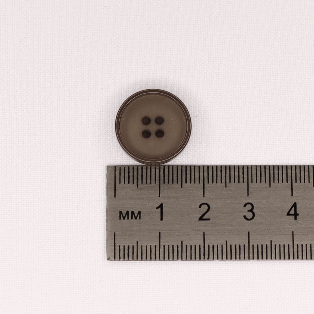 Plastmasas poga Ø17mm - brūni pelēka