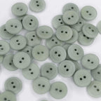 Plastmasas poga Ø15mm - dūmakaini zilzaļa