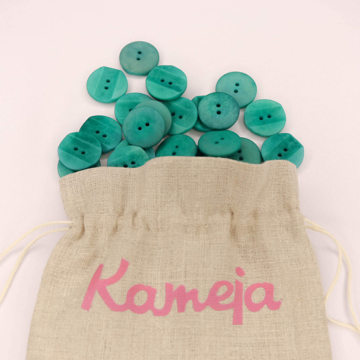 Plastmasas poga Ø23mm - tirkīza