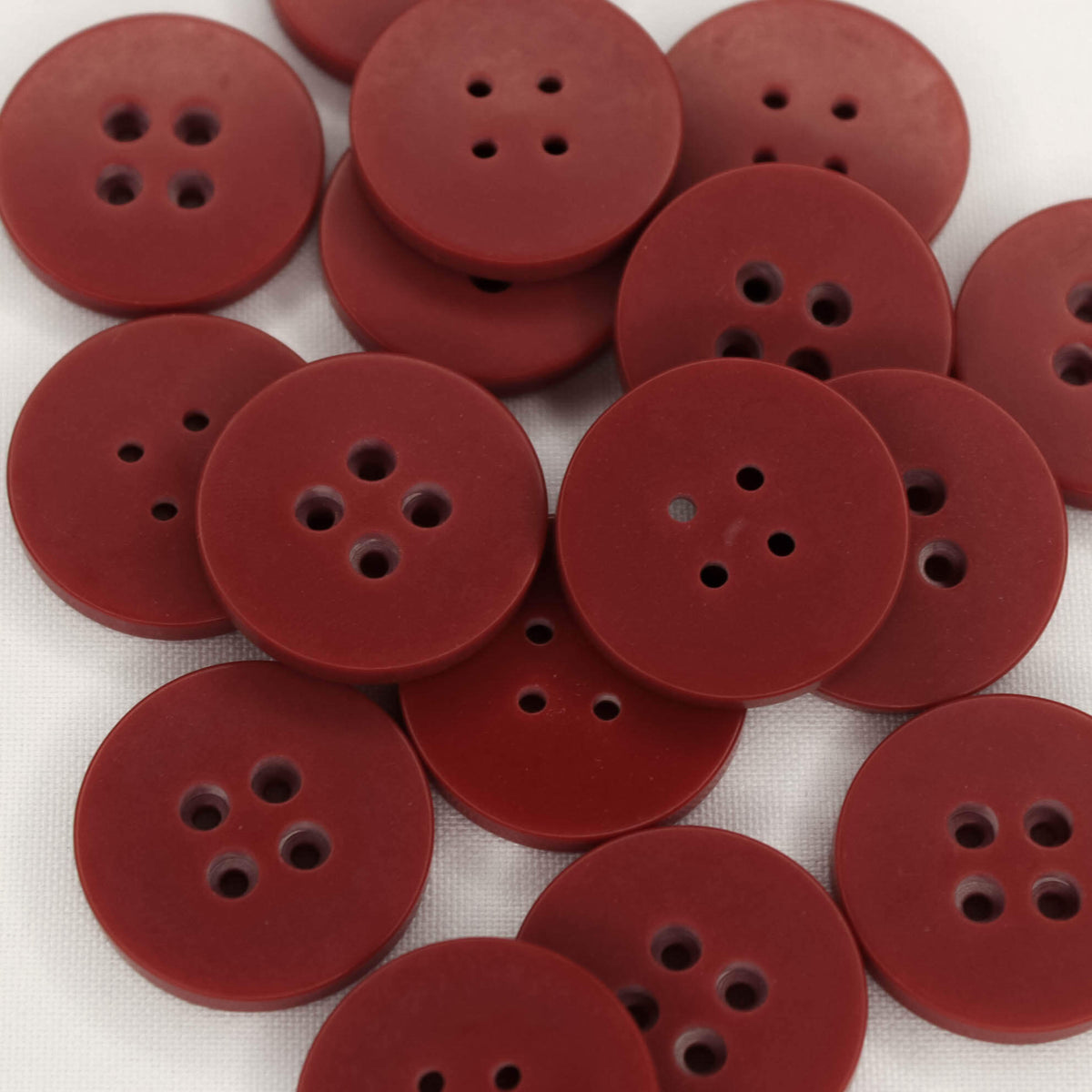 Plastmasas poga Ø28mm - sarkana