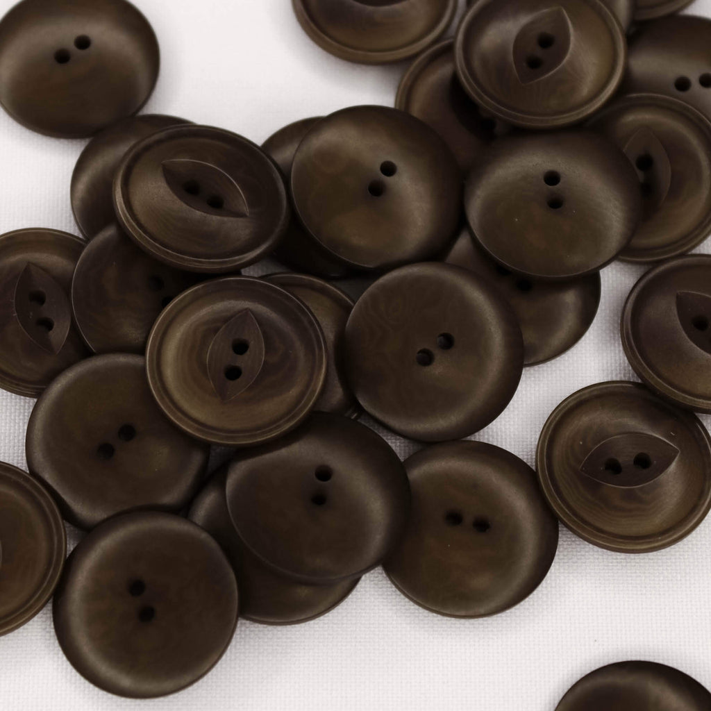 Plastmasas poga Ø23mm - brūna