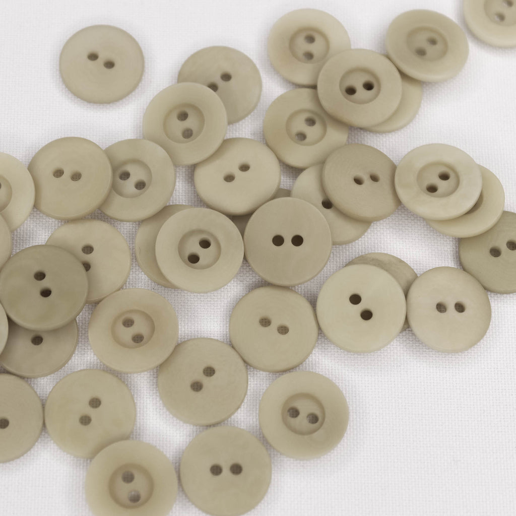 Plastmasas poga Ø15mm - tumši bēša