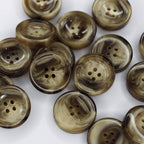 Plastmasas poga Ø25mm - brūni toņi