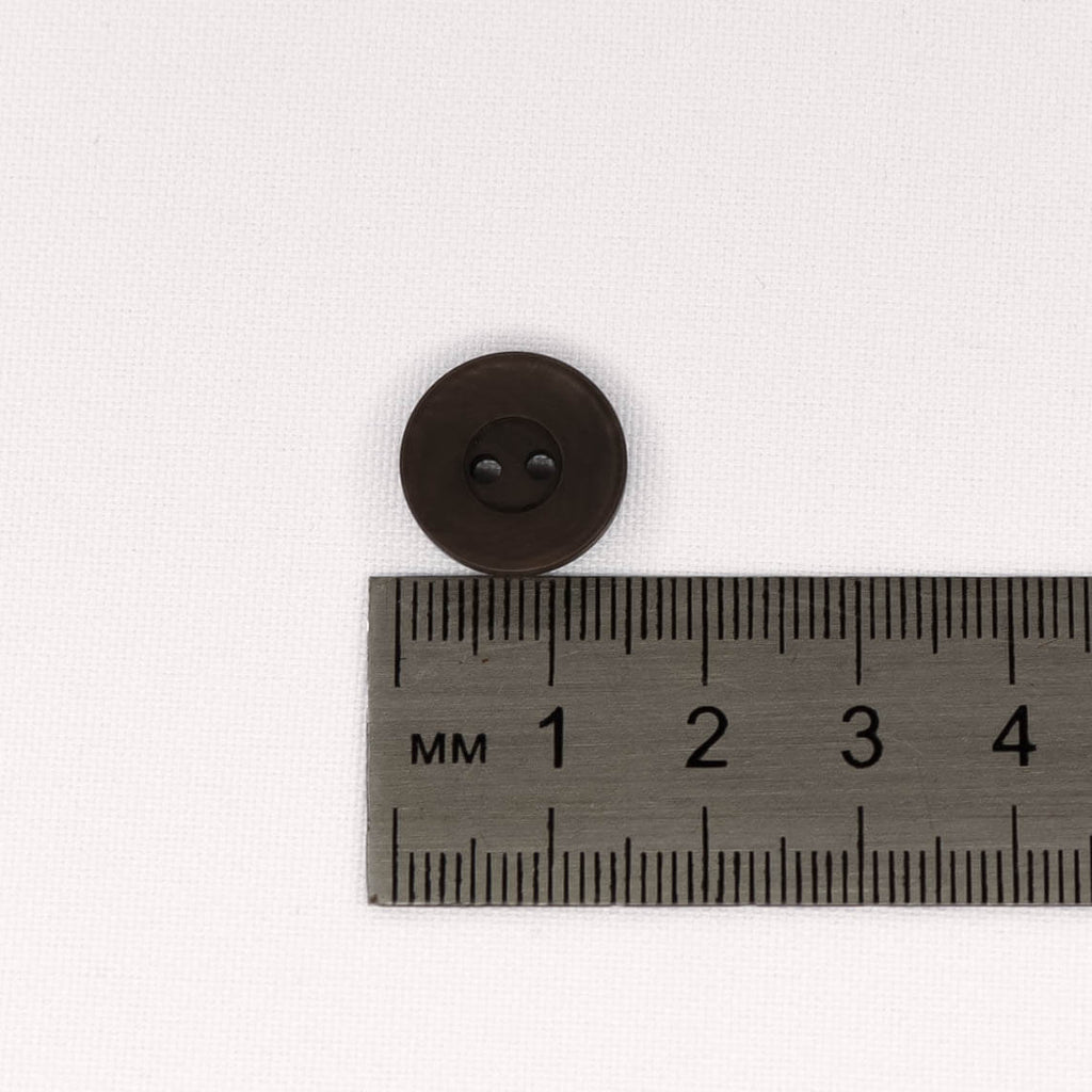 Plastmasas poga Ø15mm - tumši brūna