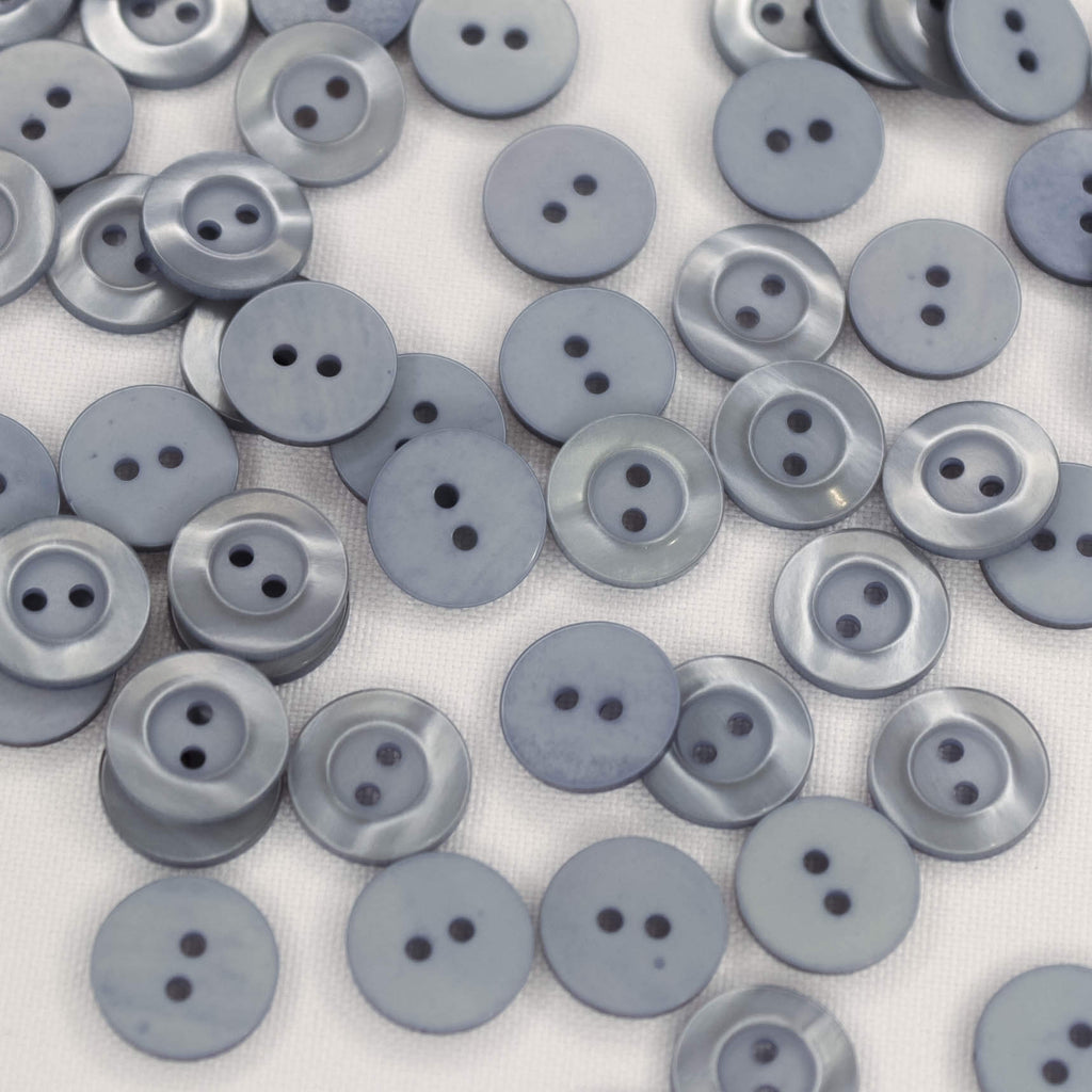Plastmasas poga Ø13mm - zilpelēka