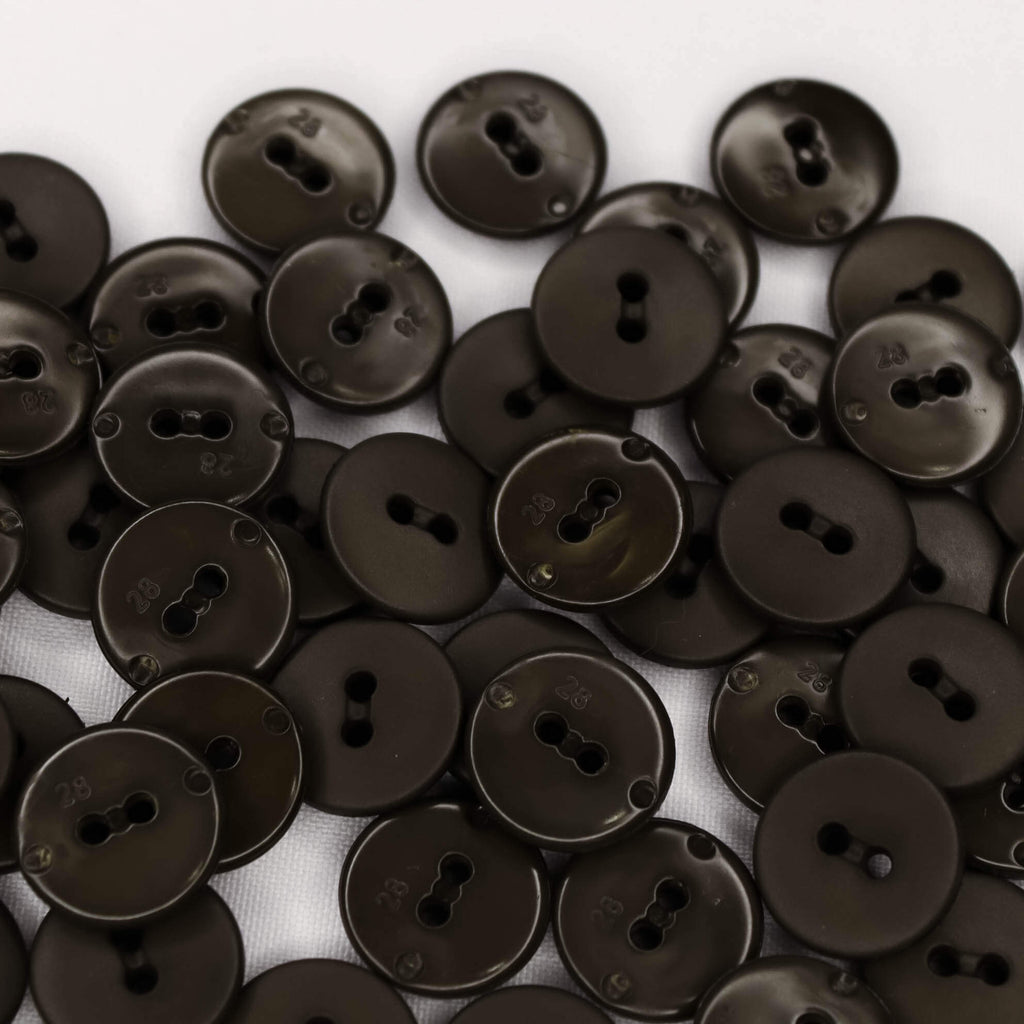 Plastmasas poga Ø18mm - armijas zaļa