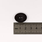Plastmasas poga 18x23mm - tumši brūna