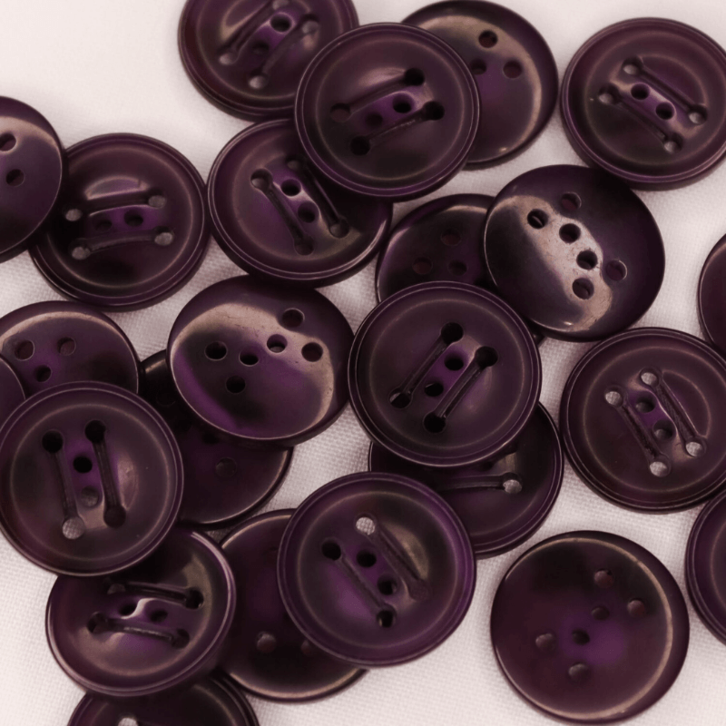 Plastmasas poga Ø23mm - tumši lillā