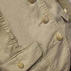 Metal buttons on the leg - gold
