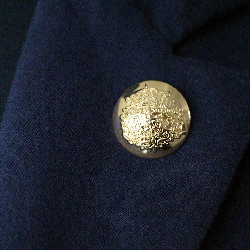 Metal button on the leg 20mm