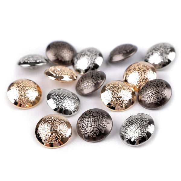 Metāla poga uz kājiņas 20mm