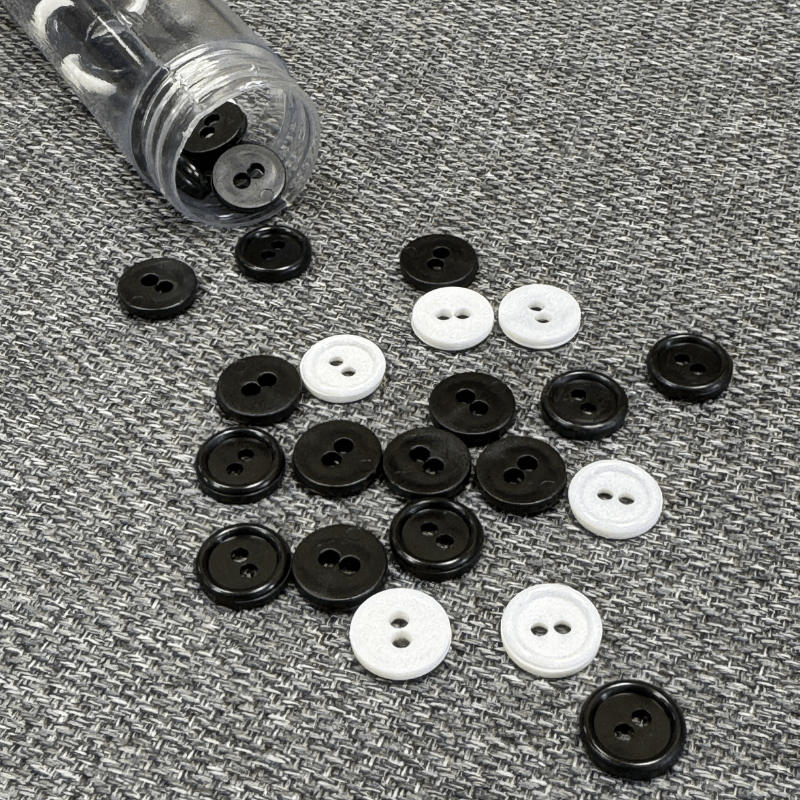 Plastic button 12mm