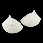 Bra pads for swimwear, lingerie, corsets - milky white
