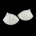 Bra pads for swimwear, lingerie, corsets - milky white