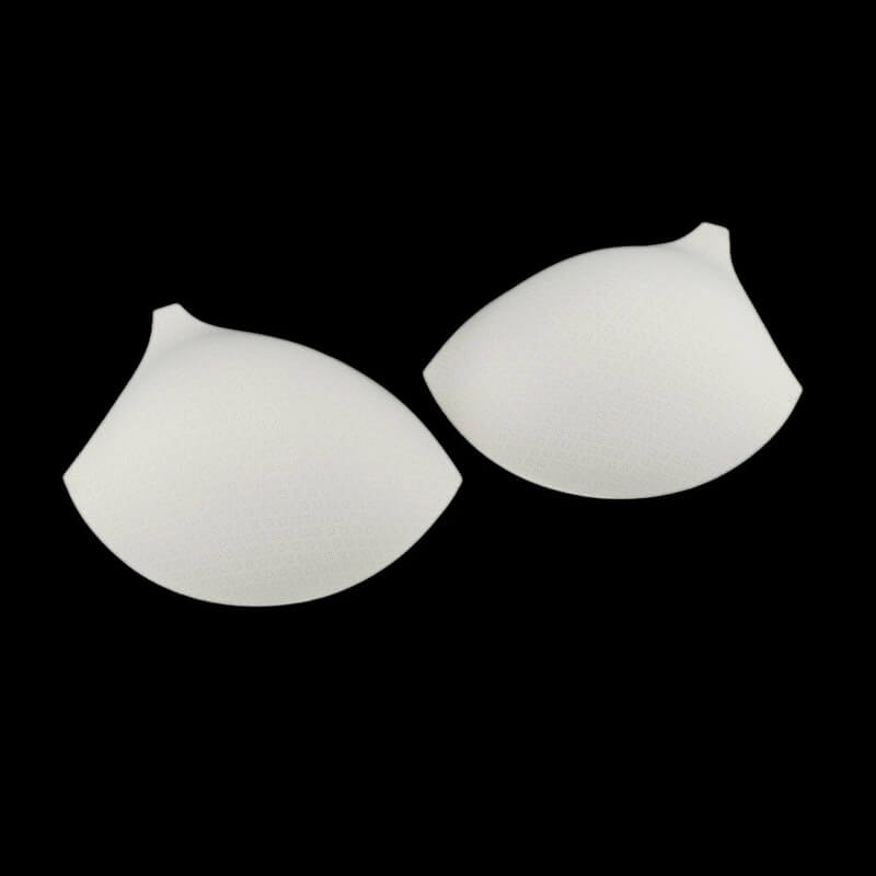 Bra pads for swimwear, lingerie, corsets - milky white