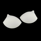 Bra pads for swimwear, lingerie, corsets - milky white