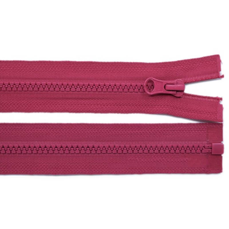 Plastic one-way zipper 5-6mm | 50cm