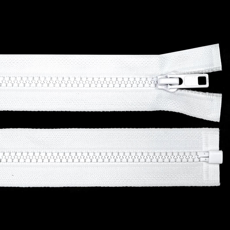 Plastic one-way zipper 5-6mm | 45cm