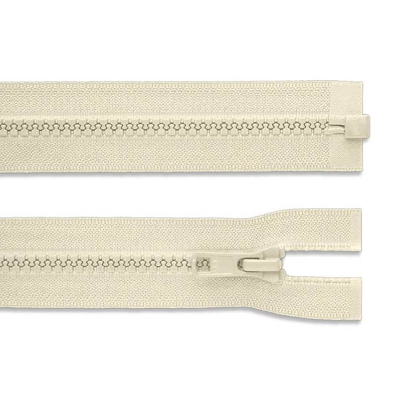 Plastic one-way zipper 6mm | 100cm