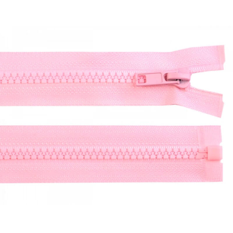 Plastic one-way zipper 5-6mm | 40cm