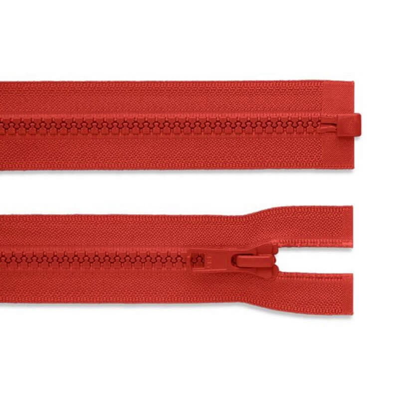 Plastic one-way zipper 5-6mm | 50cm