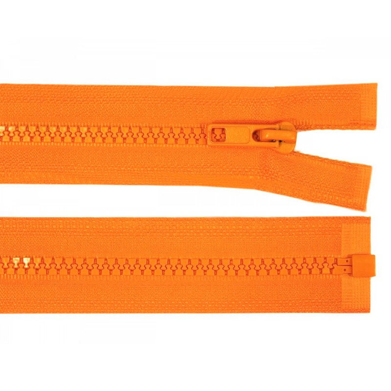 Plastic one-way zipper 5-6mm | 40cm