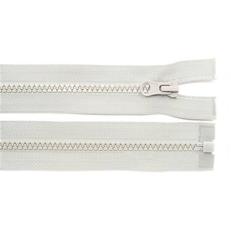 Plastic one-way zipper 5-6mm | 40cm