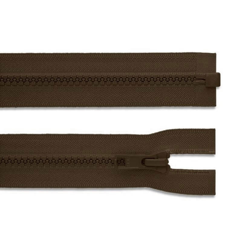 Plastic one-way zipper 5-6mm | 55cm