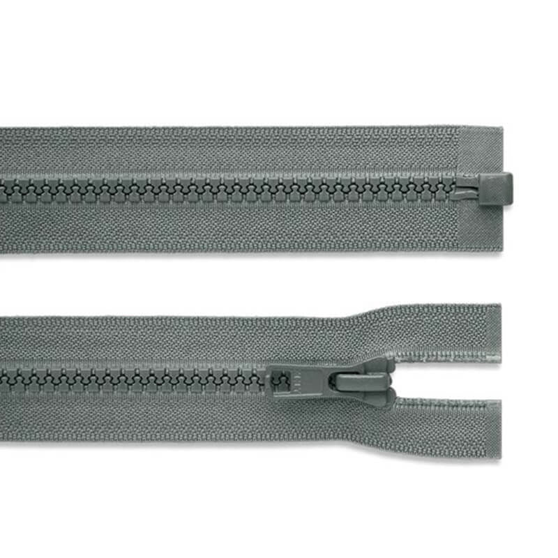 Plastic one-way zipper 5-6mm | 55cm