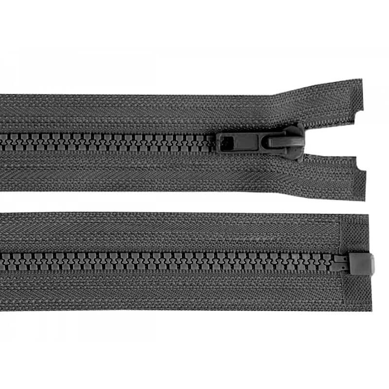 Plastic one-way zipper 5-6mm | 40cm