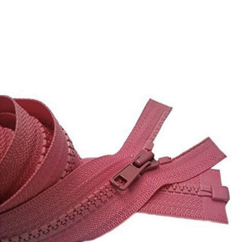 Plastic one-way zipper 5-6mm | 70cm